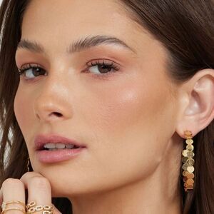 5 for $25  GOLD BUBBLE HOOPS